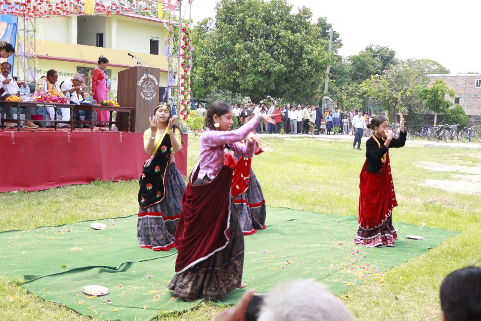 Inauguration of School building of Shree Janta Secondary School, Shishuwari at Surunga Municipality in Saptari,